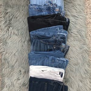 American Eagle & Hollister jeans!BUY ALL 8 FOR$100
